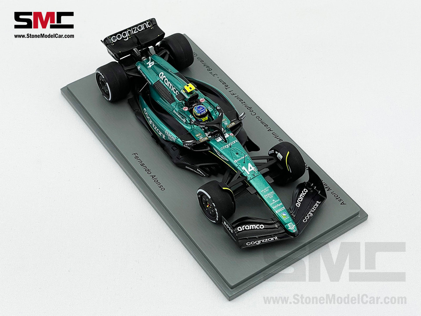 Aston Martin F1 AMR23 #14 Fernando Alonso Bahrain GP 3rd 2023 1:43 Spark