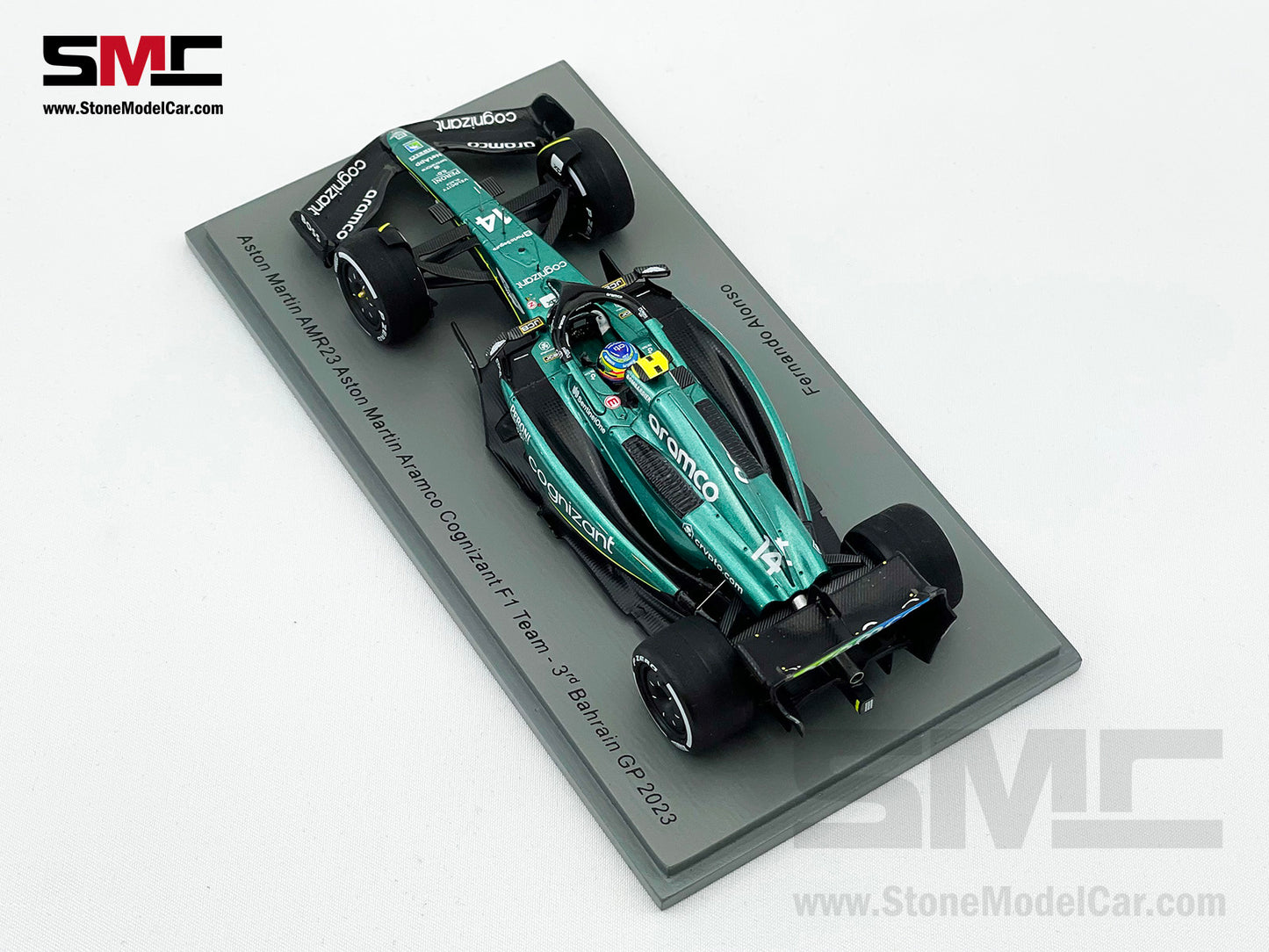 Aston Martin F1 AMR23 #14 Fernando Alonso Bahrain GP 3rd 2023 1:43 Spark