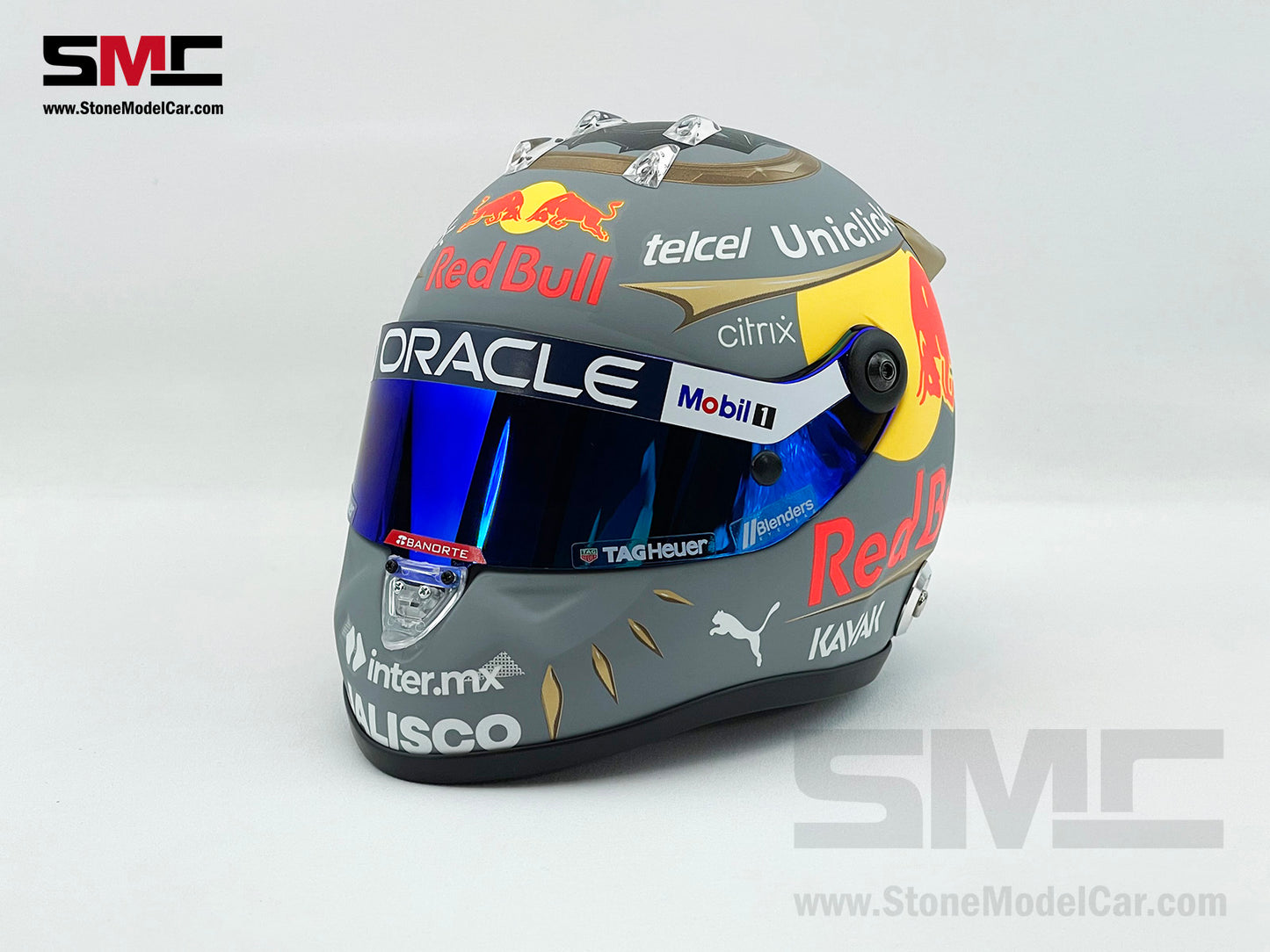 Red Bull F1 RB18 #11 Sergio Perez Brazil GP 2022 Schuberth 1:2 Helmet