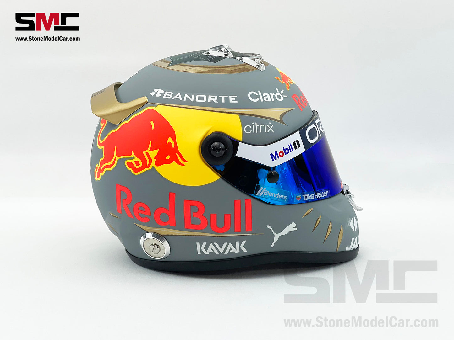 Red Bull F1 RB18 #11 Sergio Perez Brazil GP 2022 Schuberth 1:2 Helmet