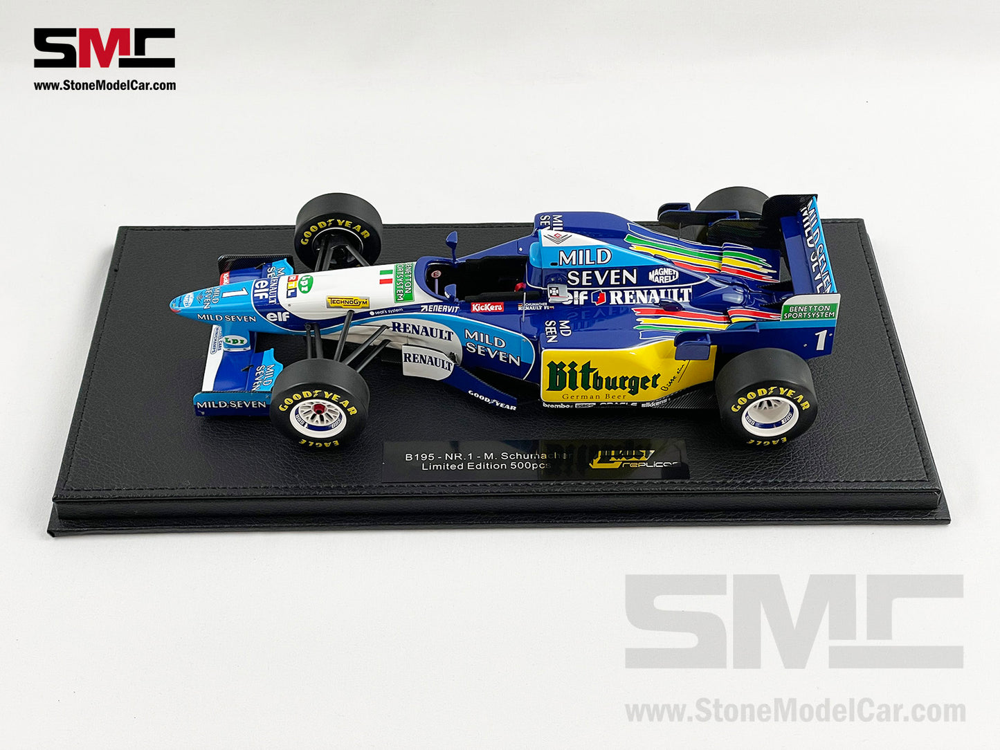Benetton F1 B195 Michael Schumacher 1995 World Champion 1:18 GP Replicas with Decal