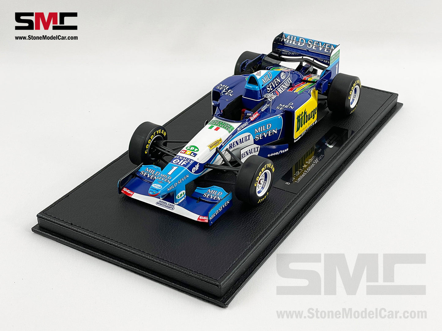 Benetton F1 B195 Michael Schumacher 1995 World Champion 1:18 GP Replicas with Decal