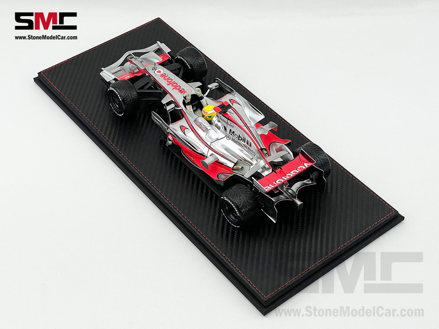 Mclaren Mercedes F1 MP4/23 #22 Lewis Hamilton Brazil GP 2008 World Champion 1:18 MINICHAMPS with Case
