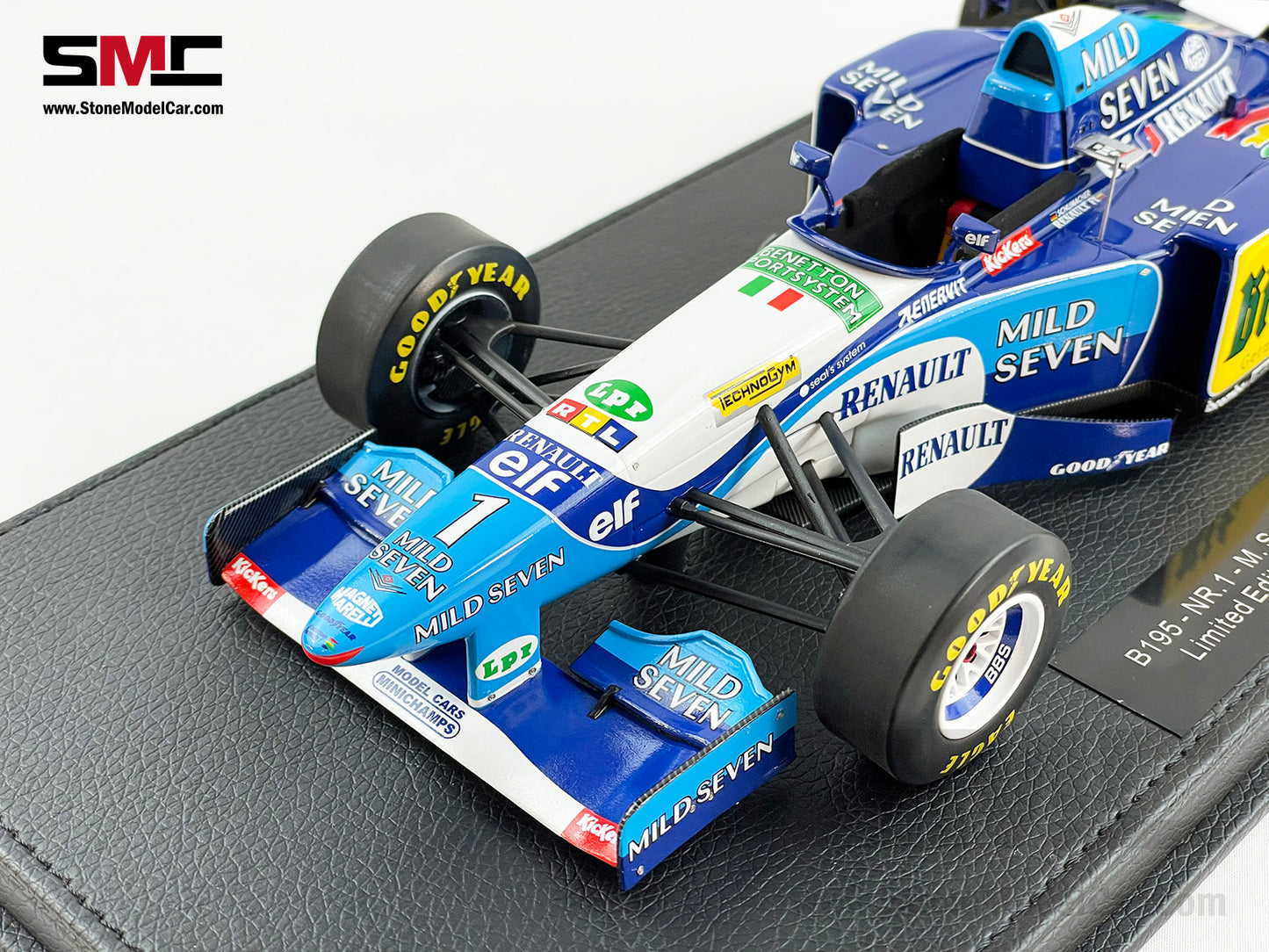 Benetton F1 B195 Michael Schumacher 1995 World Champion 1:18 GP Replicas with Decal