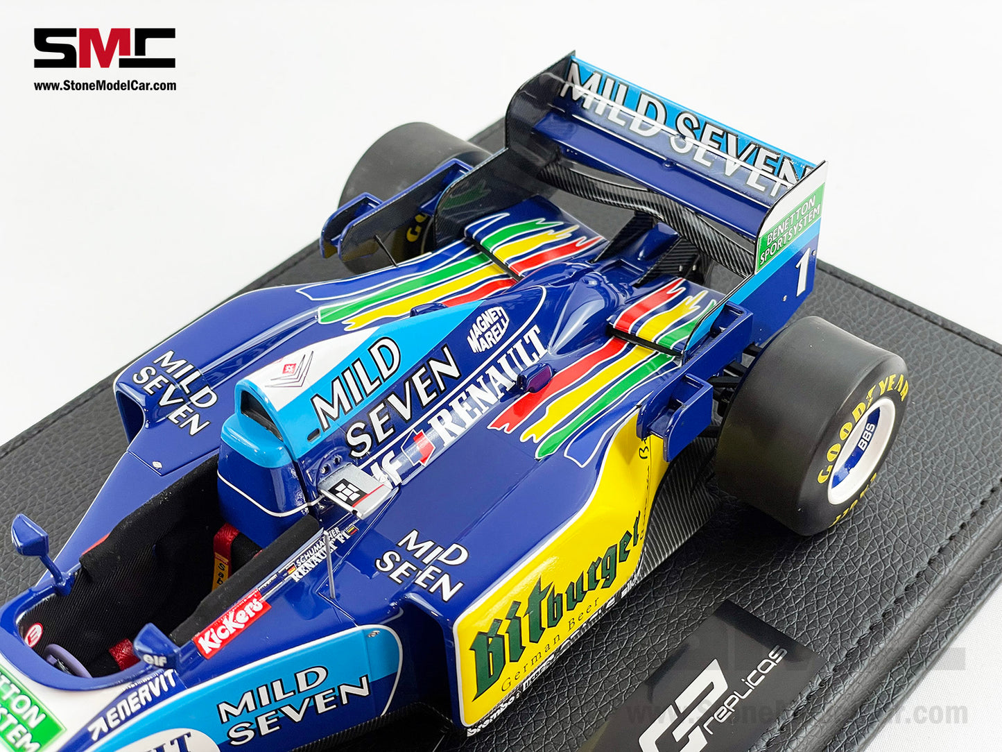Benetton F1 B195 Michael Schumacher 1995 World Champion 1:18 GP Replicas with Decal