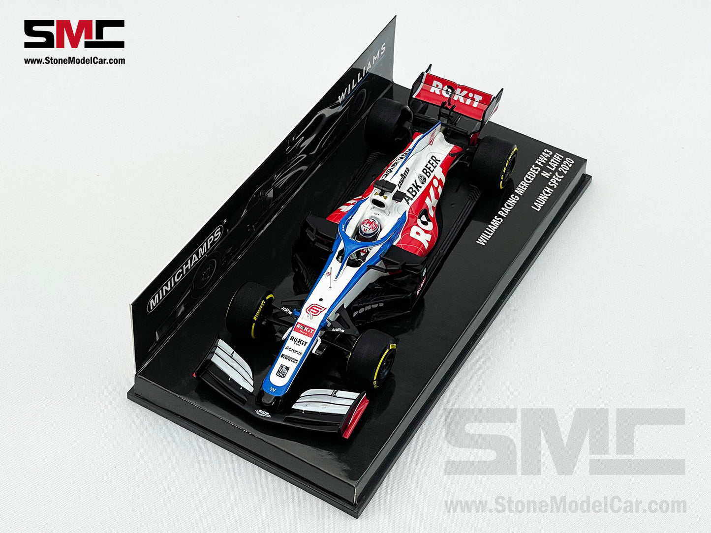 Williams F1 FW43 #6 Nicholas Latifi Launch Spec 2020 1:43 MINICHAMPS 417200006