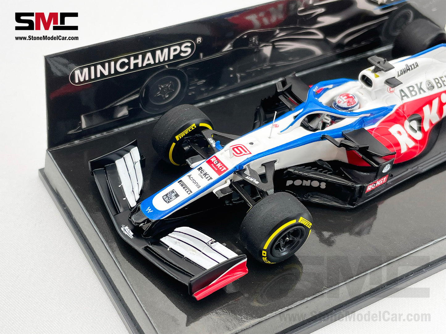 Williams F1 FW43 #6 Nicholas Latifi Launch Spec 2020 1:43 MINICHAMPS 417200006
