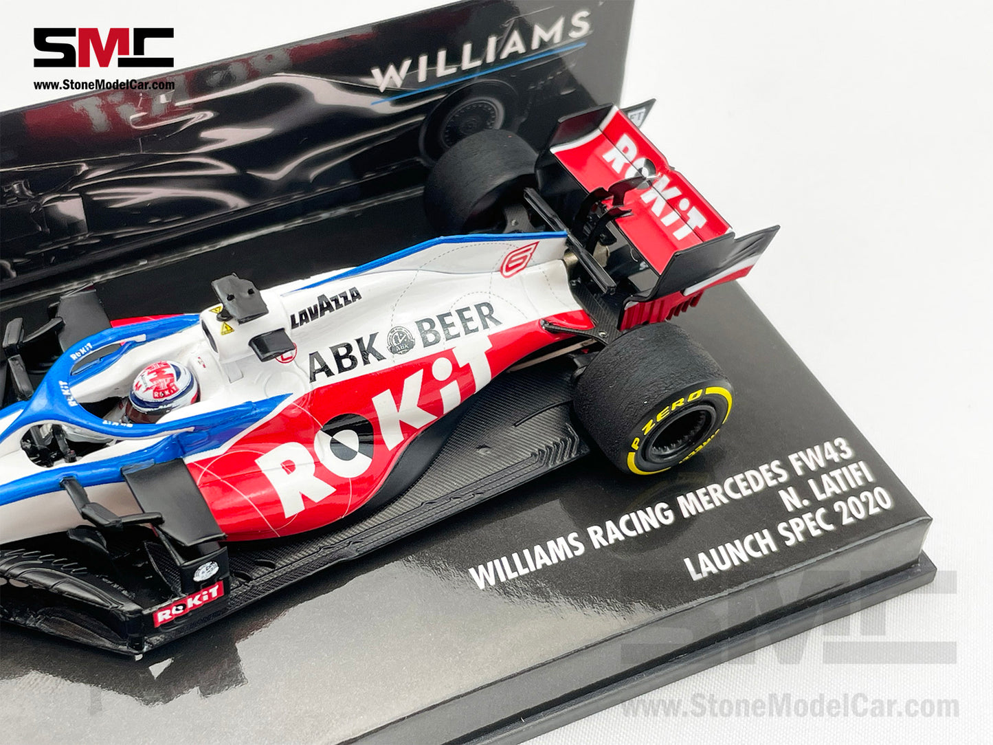 Williams F1 FW43 #6 Nicholas Latifi Launch Spec 2020 1:43 MINICHAMPS 417200006