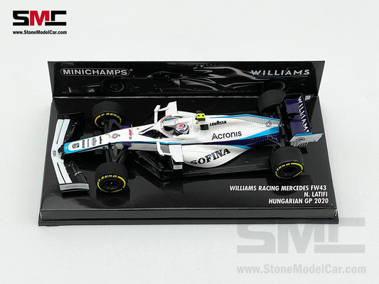 Williams F1 FW43 #6 Nicholas Latifi Hungary GP 2020 1:43 MINICHAMPS 417200106