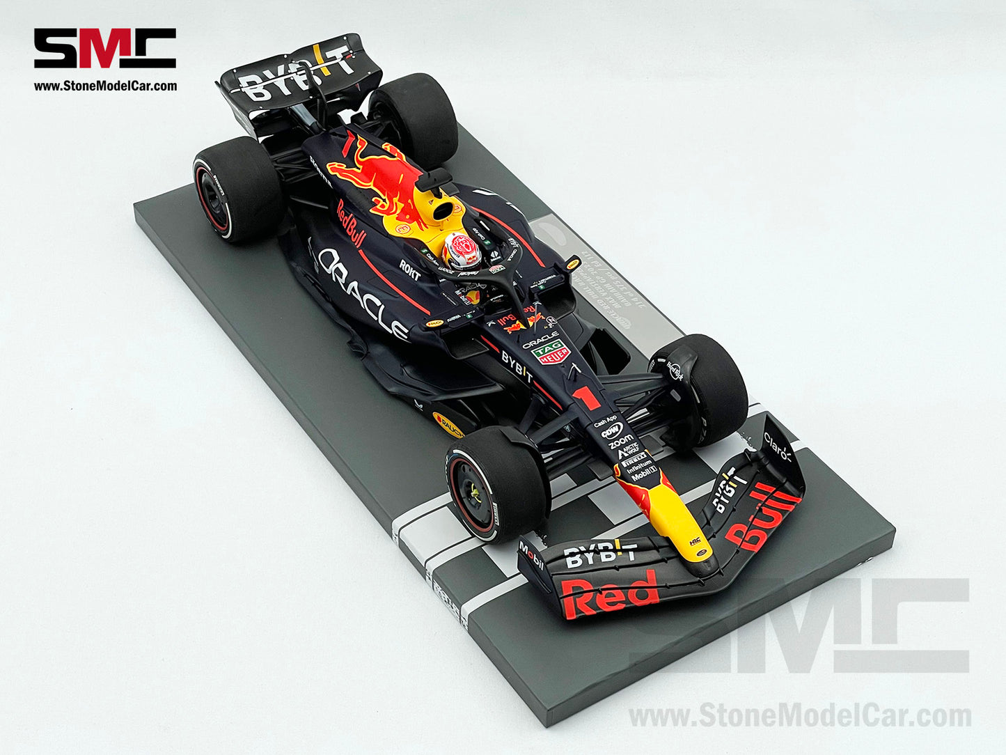 Red Bull F1 RB19 #1 Max Verstappen Bahrain GP 2023 World Champion 1:18 MINICHAMPS