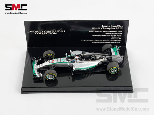 2015 3x World Champion Mercedes AMG F1 W06 #44 Lewis Hamilton US GP USA 1:43 MINICHAMPS