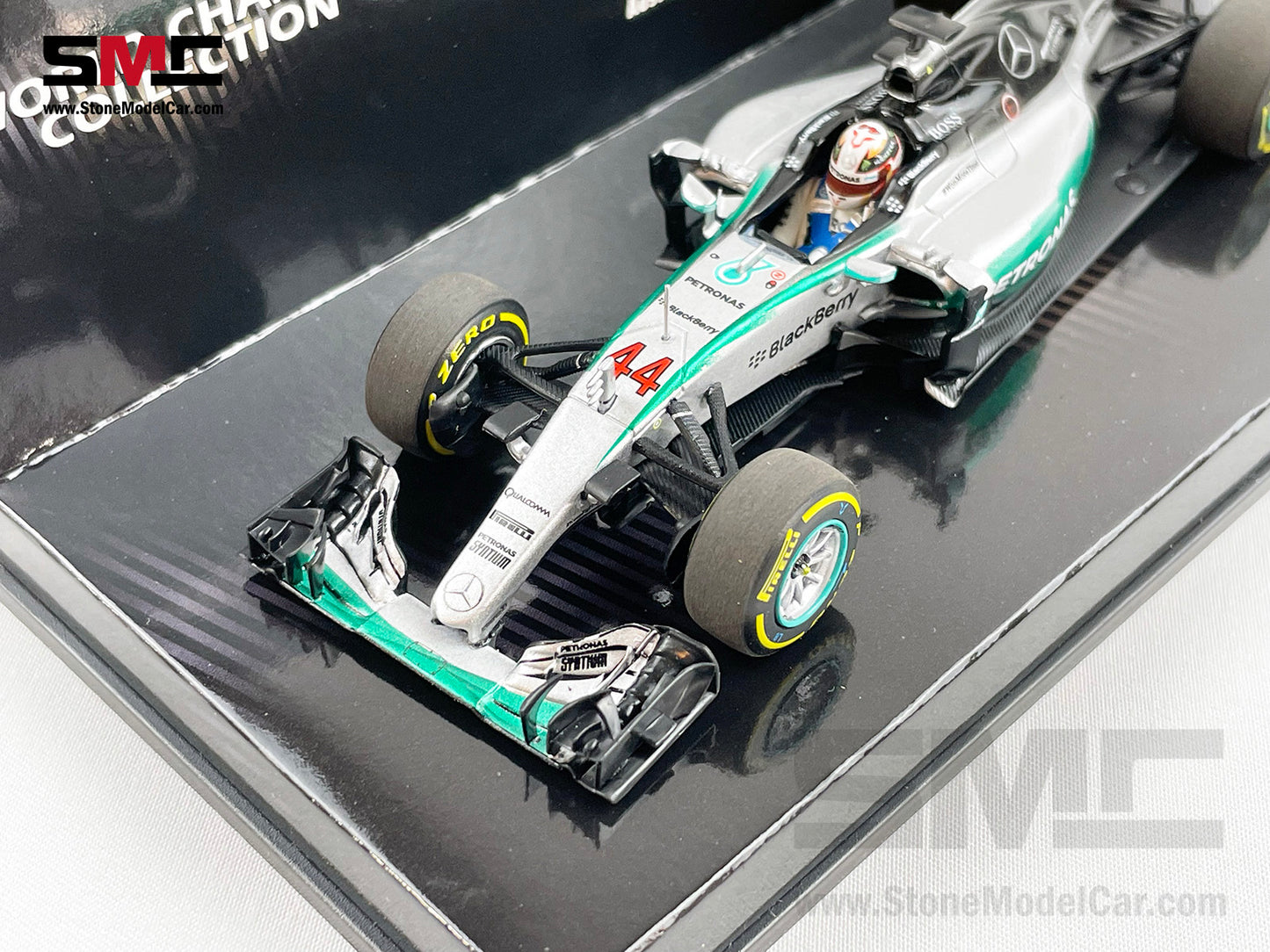 2015 3x World Champion Mercedes AMG F1 W06 #44 Lewis Hamilton US GP USA 1:43 MINICHAMPS