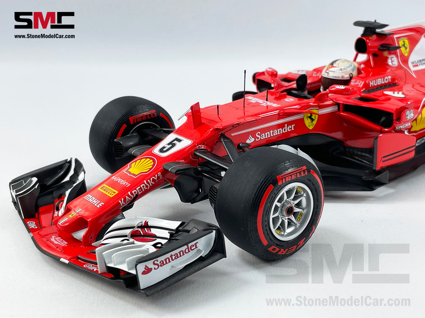 Ferrari F1 SF70H #5 Sebastian Vettel Monaco GP Winner 2017 BBR 1:18 BBR181715