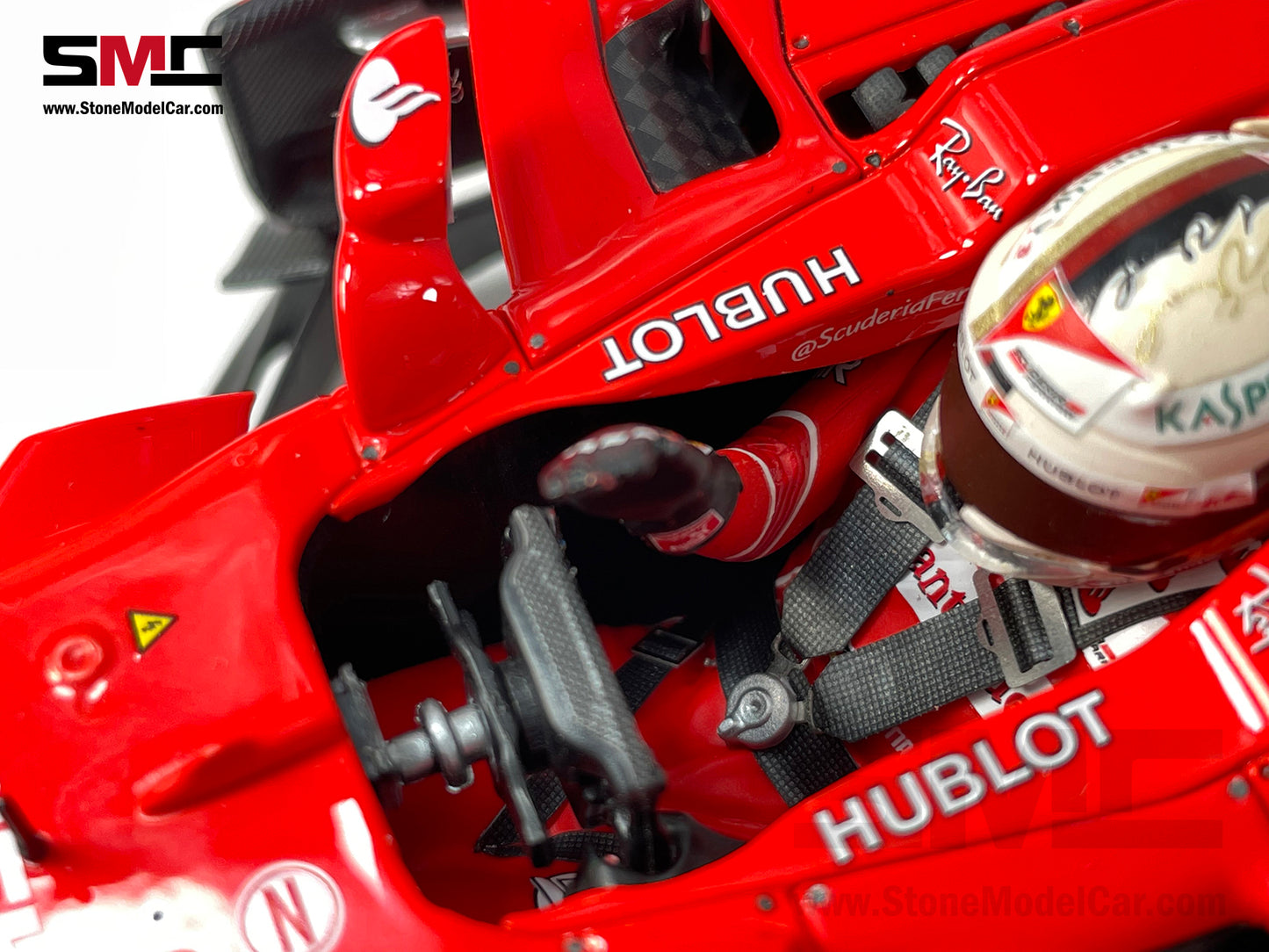 Ferrari F1 SF70H #5 Sebastian Vettel Monaco GP Winner 2017 BBR 1:18 BBR181715