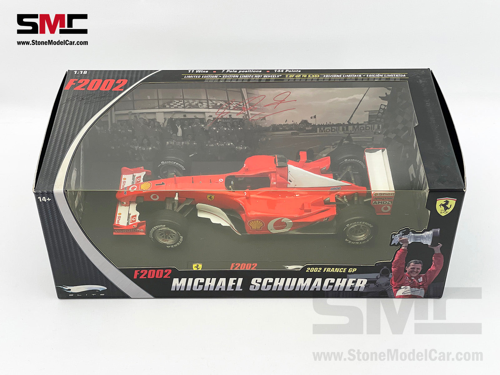Pre-Owned] Ferrari F1 F2002 #1 Michael Schumacher France GP 2002