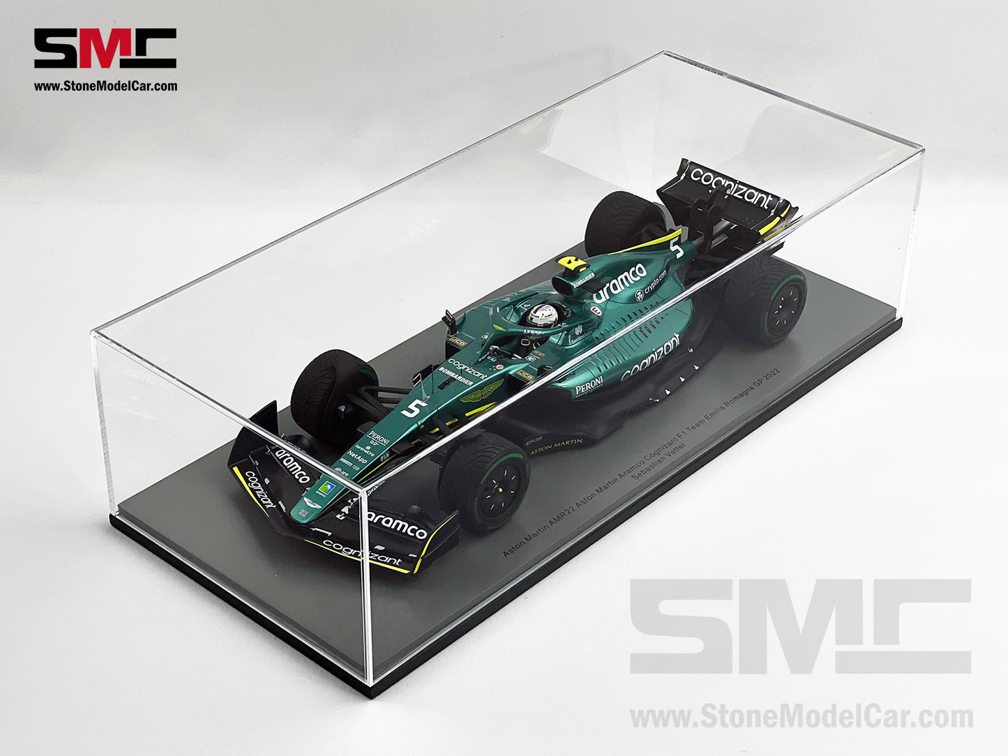 Aston Martin F1 AMR22 #5 Sebastian Vettel Emilia Romagna 2022 1:18 Spark 18S760