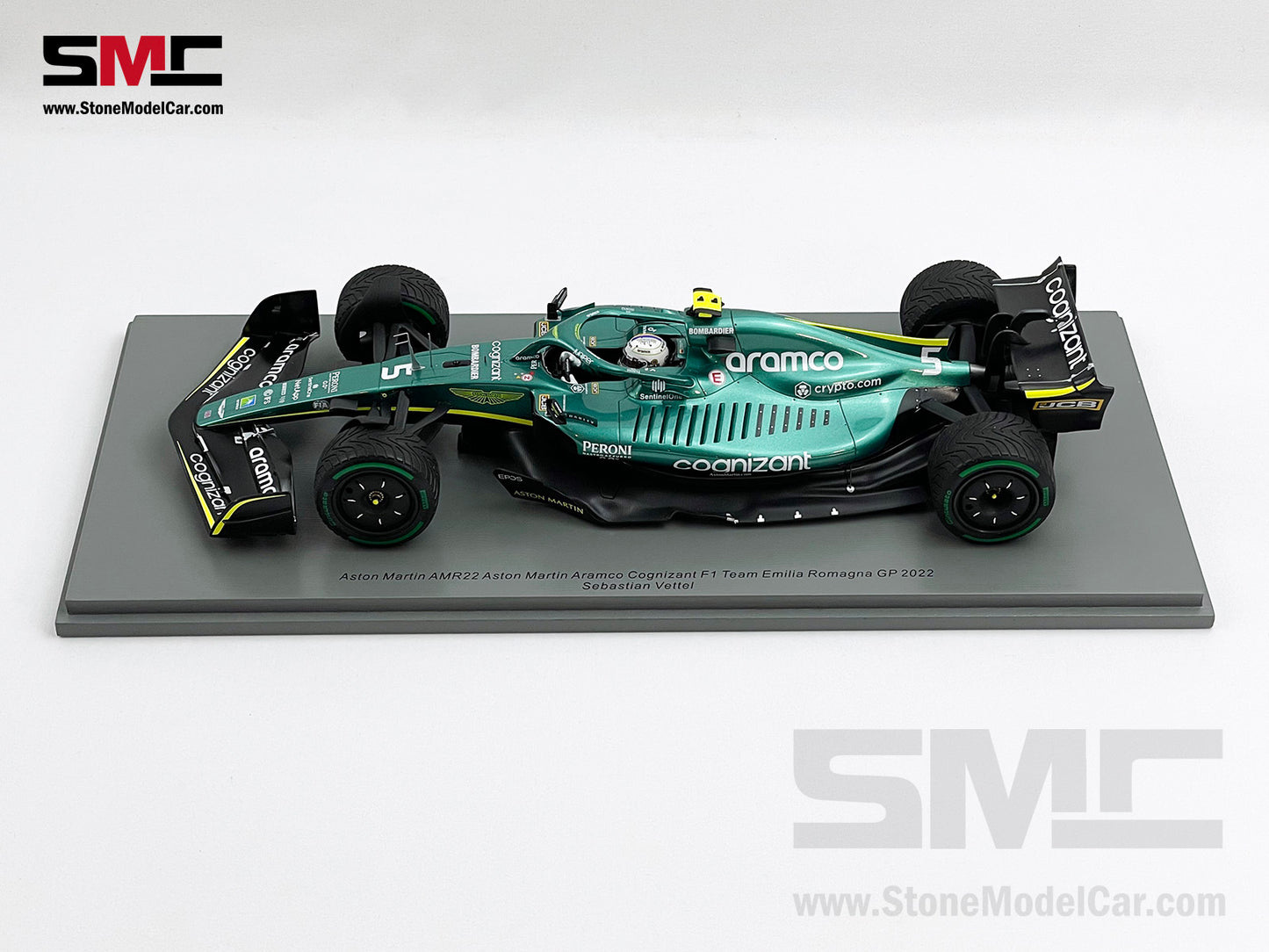 Aston Martin F1 AMR22 #5 Sebastian Vettel Emilia Romagna 2022 1:18 Spark 18S760