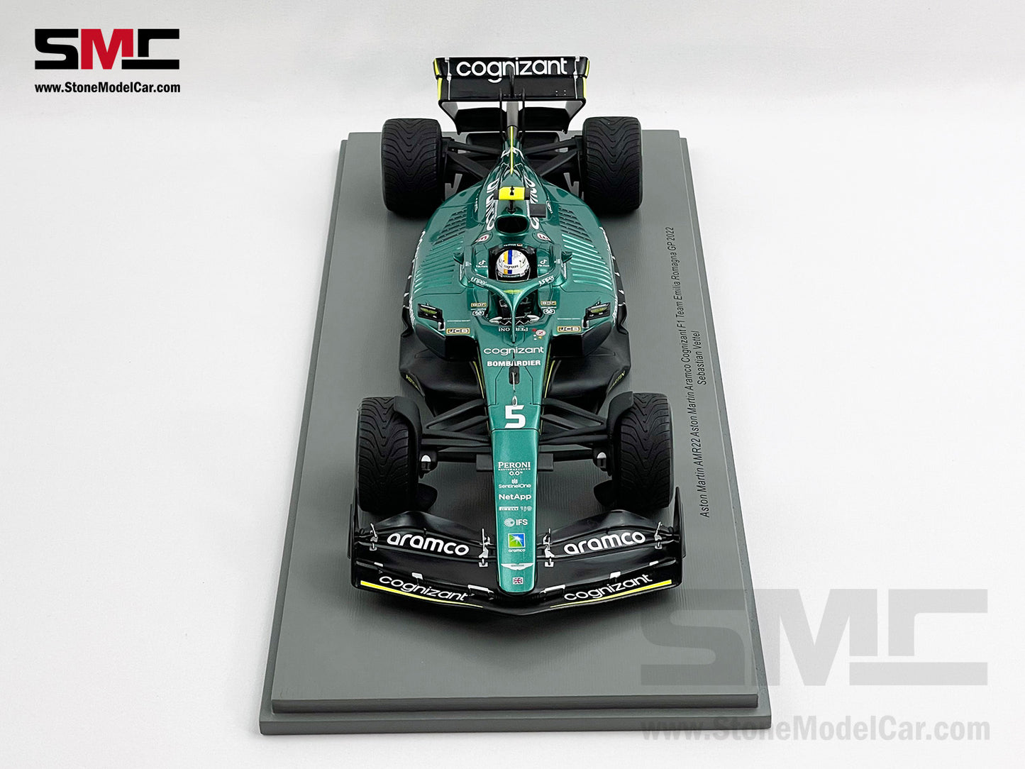 Aston Martin F1 AMR22 #5 Sebastian Vettel Emilia Romagna 2022 1:18 Spark 18S760