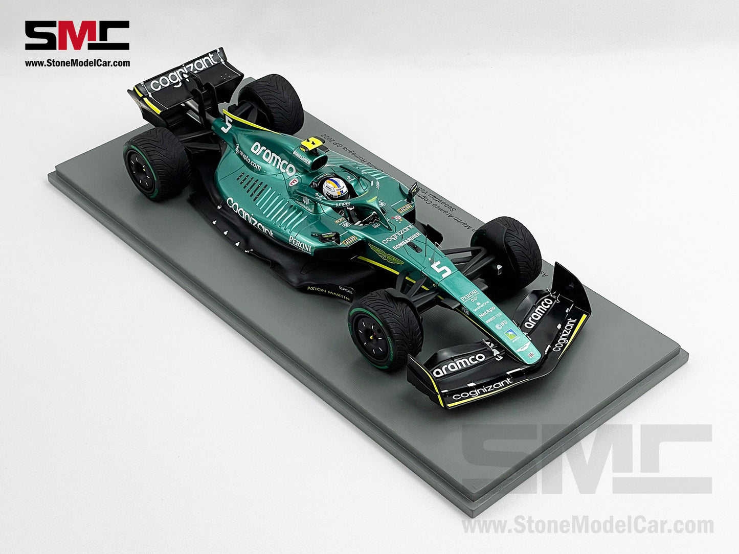 Aston Martin F1 AMR22 #5 Sebastian Vettel Emilia Romagna 2022 1:18 Spark 18S760
