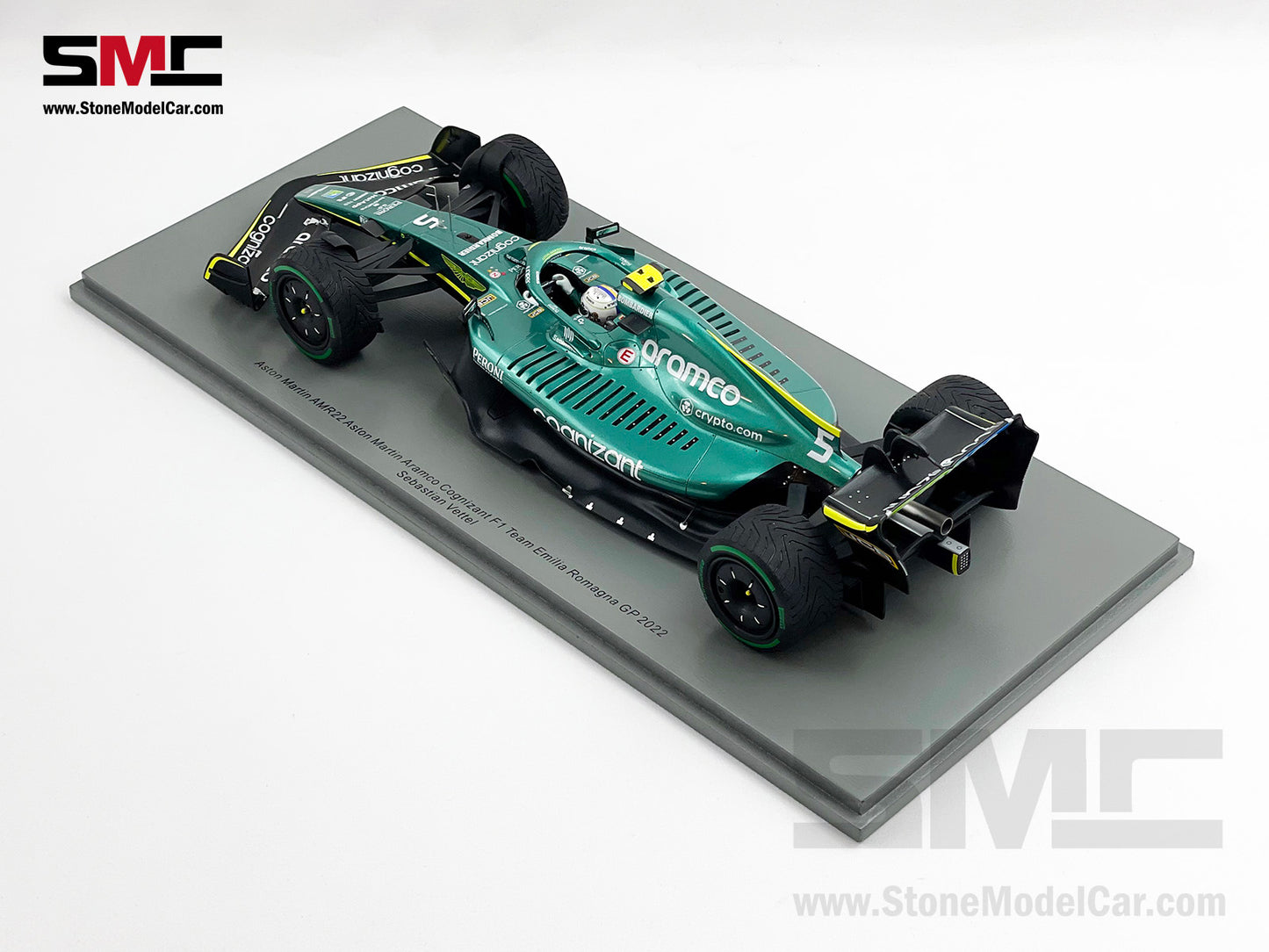 Aston Martin F1 AMR22 #5 Sebastian Vettel Emilia Romagna 2022 1:18 Spark 18S760