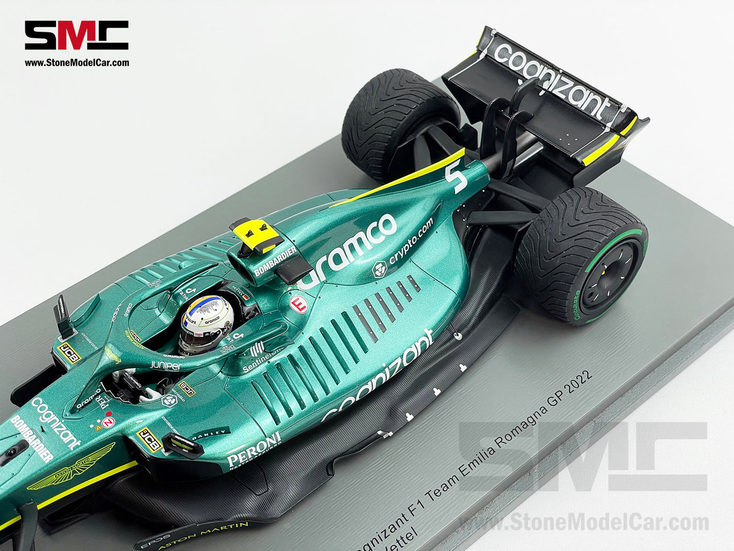 Aston Martin F1 AMR22 #5 Sebastian Vettel Emilia Romagna 2022 1:18 Spark 18S760