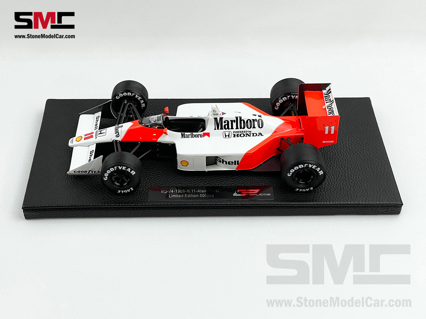 Mclaren MP4/4 F1 #11 Alain Prost 1988 1:18 GP REPLICAS with Marlboro Decal