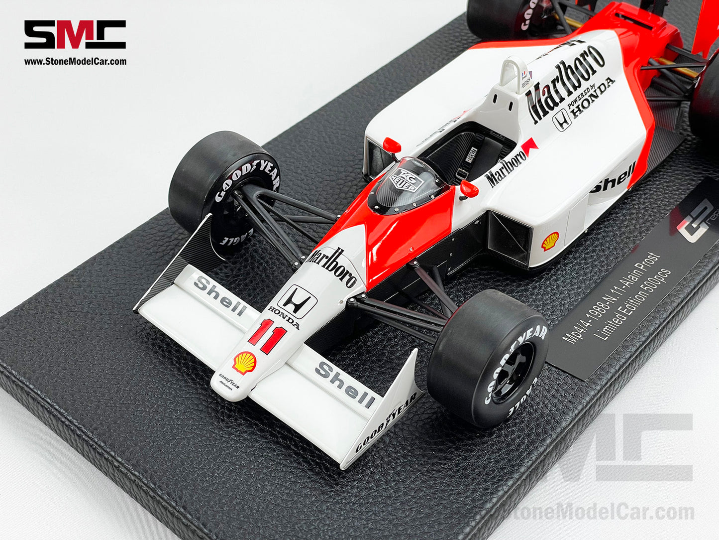 Mclaren MP4/4 F1 #11 Alain Prost 1988 1:18 GP REPLICAS with Marlboro Decal