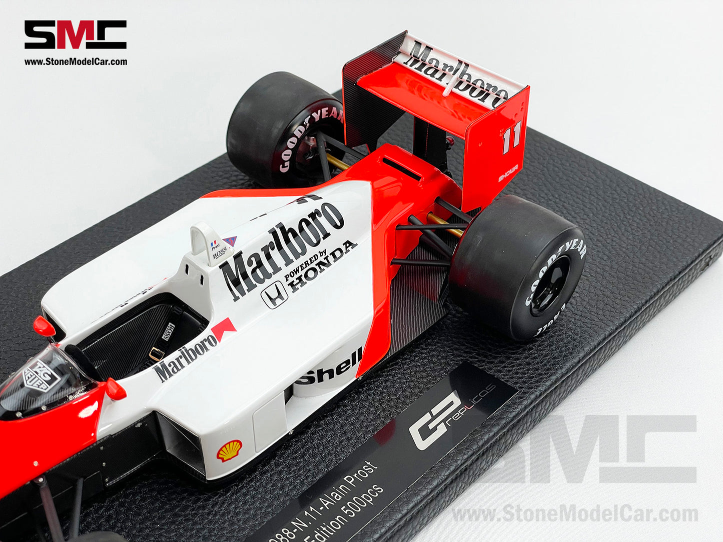 Mclaren MP4/4 F1 #11 Alain Prost 1988 1:18 GP REPLICAS with Marlboro Decal