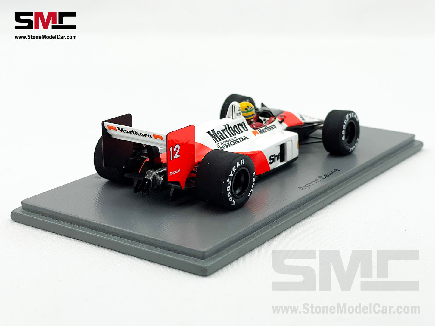 Mclaren F1 MP4/4 Ayrton Senna Japan 1988 World Champion 1:43 Spark with Marlboro Decal
