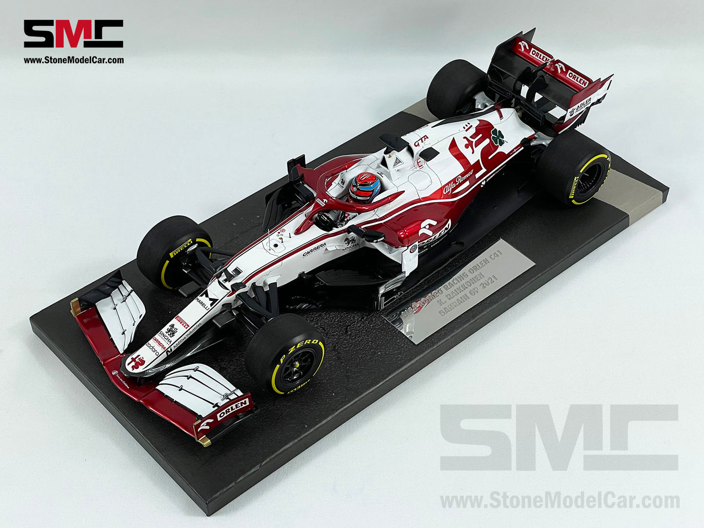 Alfa Romeo F1 C41 #7 Kimi Raikkonen Bahrain 2021 Last Career 1:18 MINICHAMPS