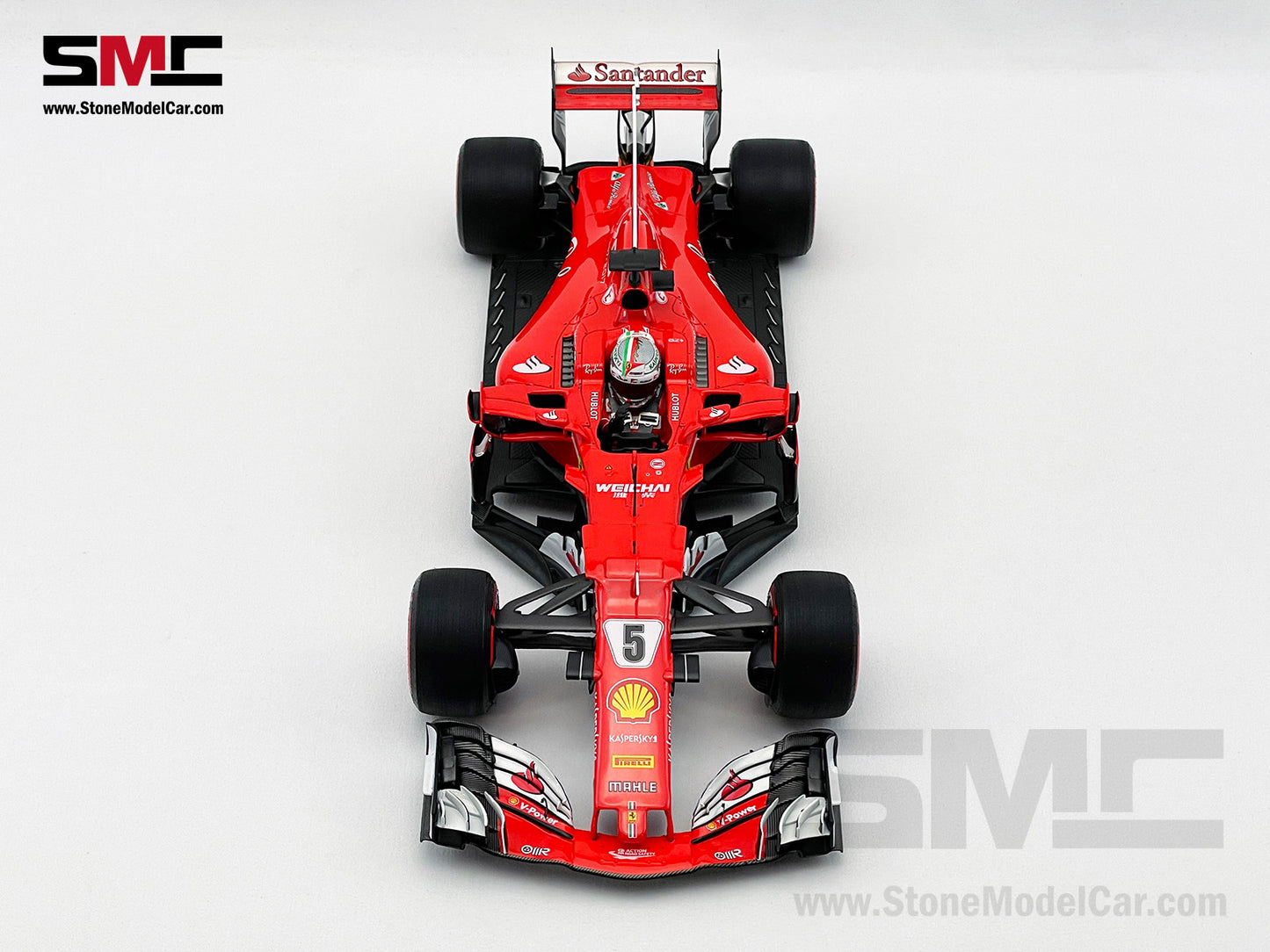 BBR 1:18 Ferrari F1 SF70H #5 Sebastian Vettel Italy GP Monza 2017 70th Anniversary
