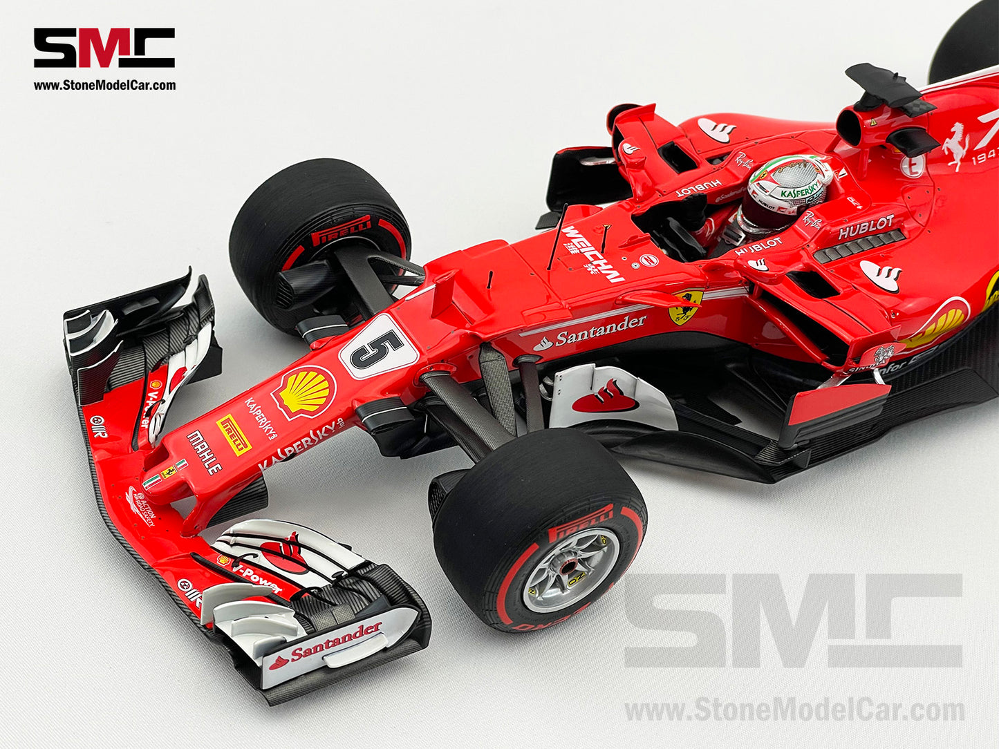 BBR 1:18 Ferrari F1 SF70H #5 Sebastian Vettel Italy GP Monza 2017 70th Anniversary