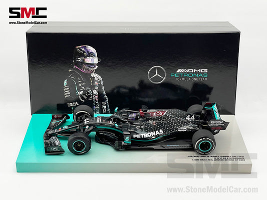 2020 7x World Champion Mercedes F1 W11 #44 Lewis Hamilton British GP 1:18 MINICHAMPS