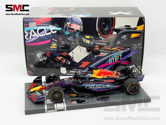 Red Bull F1 RB19 #1 Max Verstappen Winner US Miami GP 2023 World Champion 1:18 MINICHAMPS