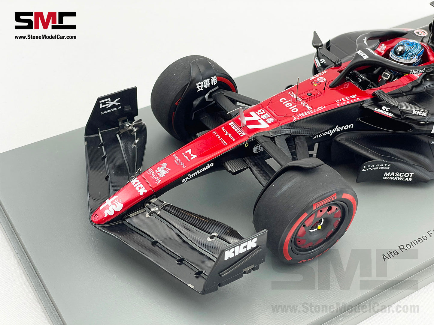 Alfa Romeo Sauber F1 C43 #77 Valtteri Bottas Australian GP 2023 Spark 1:18 18S878