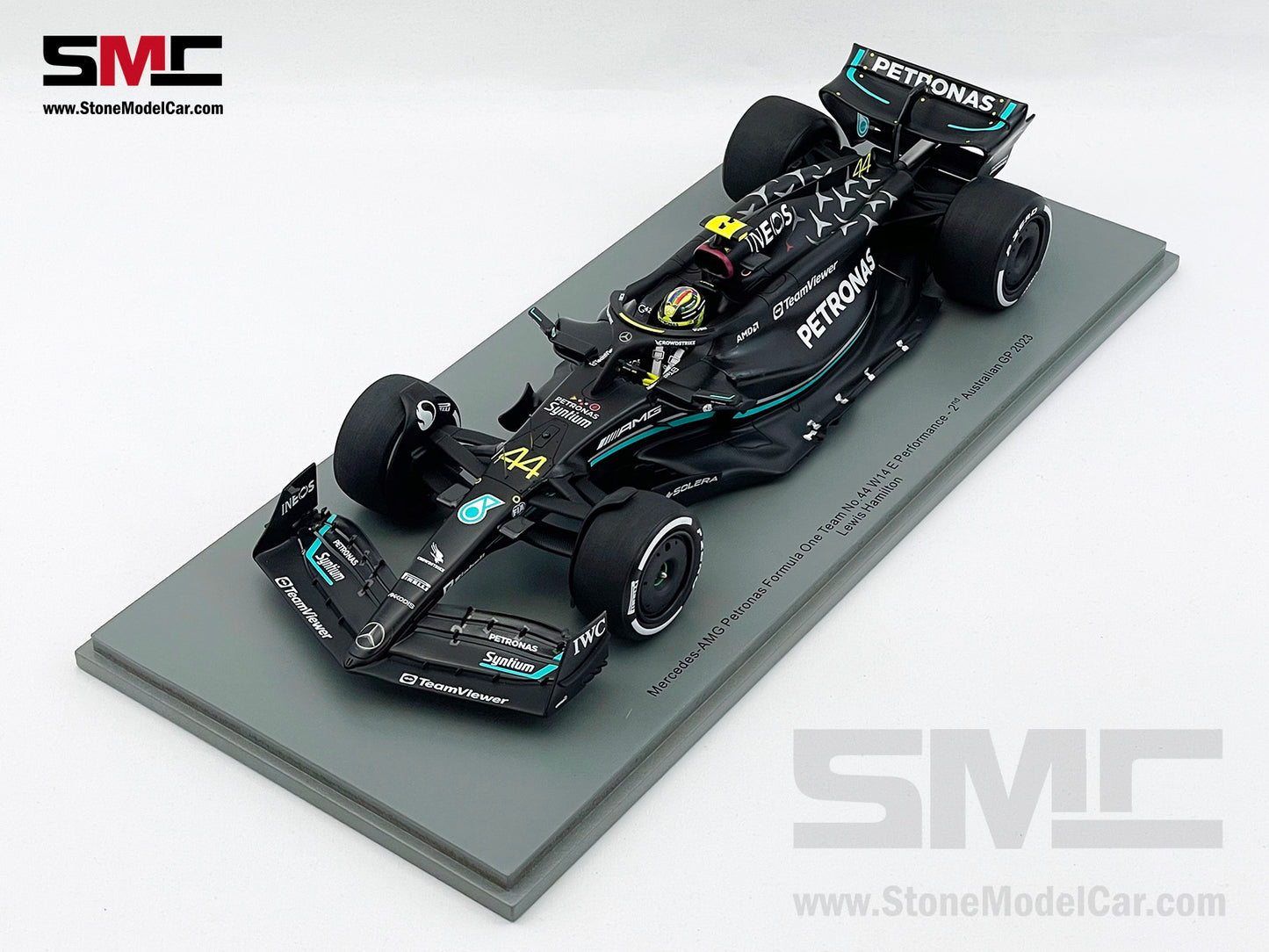 Mercedes F1 W14 #44 Lewis Hamilton 2nd Australian GP 2023 Spark 1:18 18S876