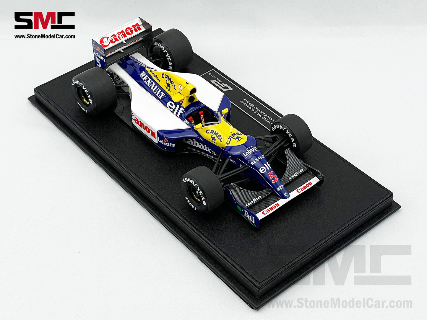 Williams F1 FW14B #5 Nigel Mansell 1992 World Champion 1:18 GP Replicas with CAMEL Decal