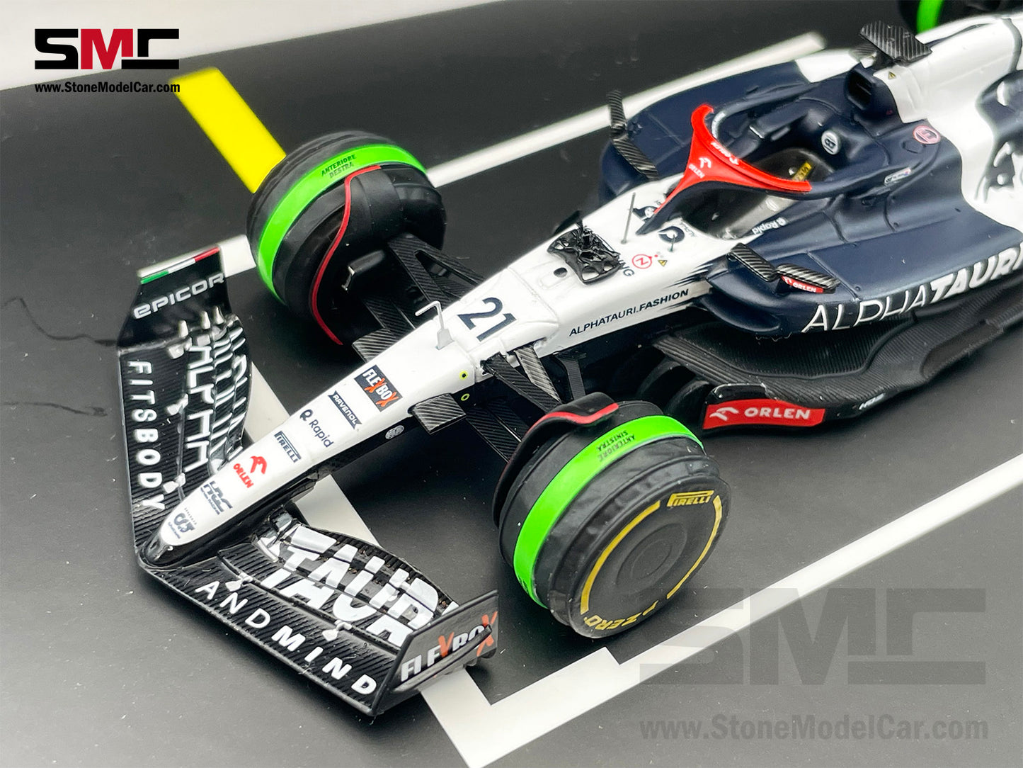 Alpha Tauri F1 AT04 #21 Nyck de Vries Saudi Arabia GP 2023 Spark 1:43 Special Figure