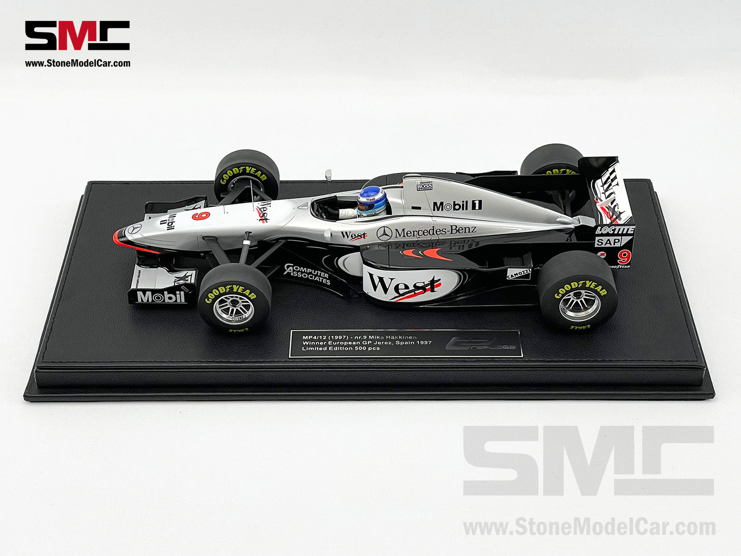 Mclaren F1 MP4/12 #9 Mika Hakkinen 1997 Winner Europe 1st Career Win 1:18 GP REPLICAS with Decal
