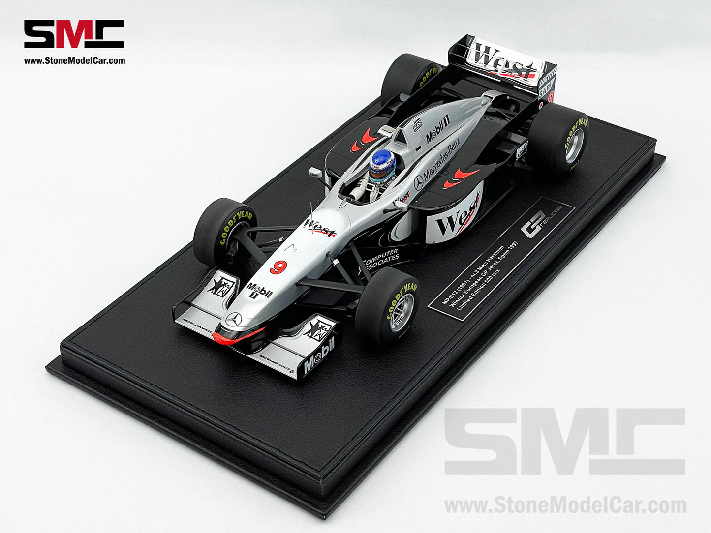 Mclaren F1 MP4/12 #9 Mika Hakkinen 1997 Winner Europe 1st Career Win 1:18 GP REPLICAS with Decal