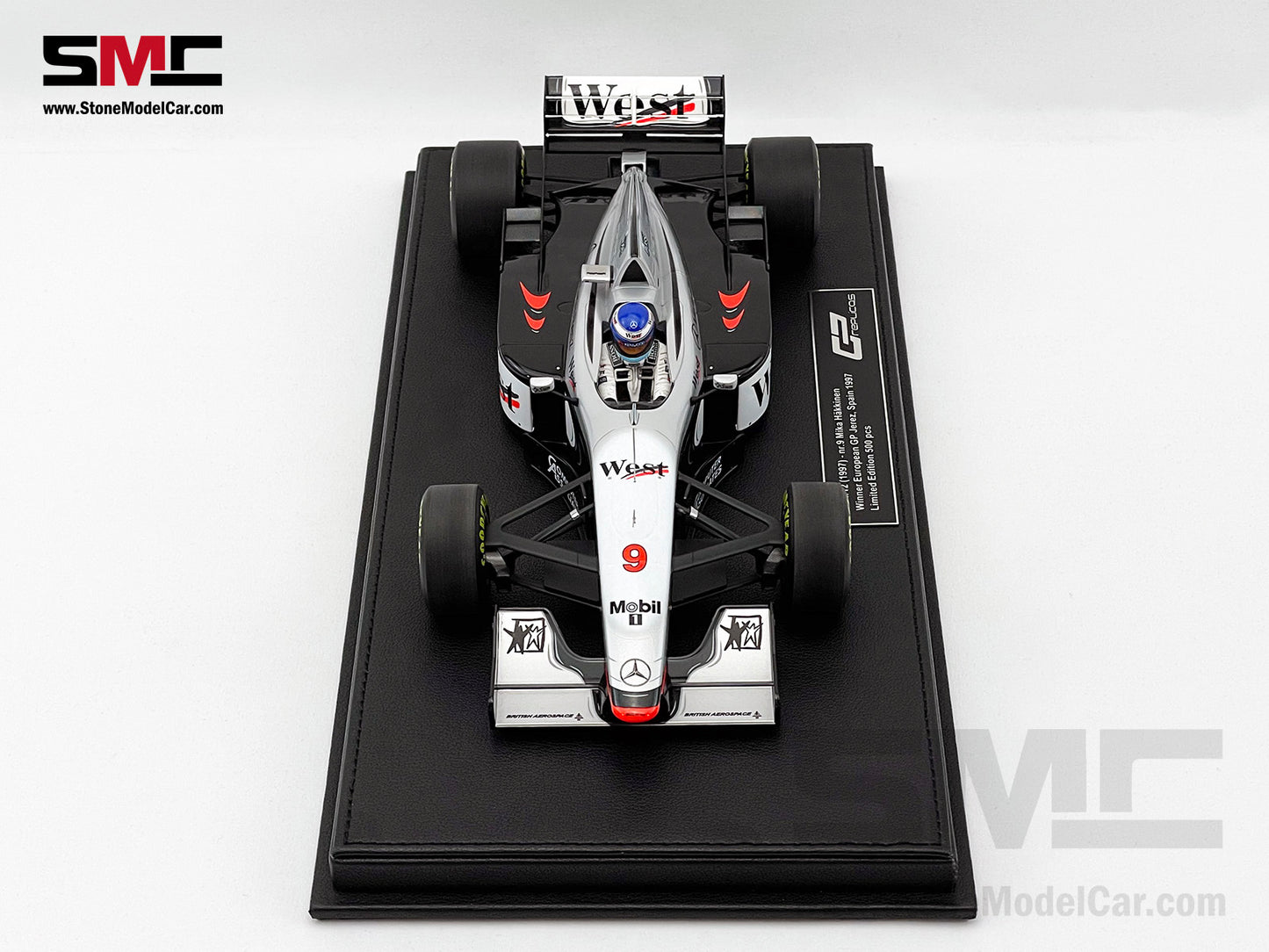 Mclaren F1 MP4/12 #9 Mika Hakkinen 1997 Winner Europe 1st Career Win 1:18 GP REPLICAS with Decal