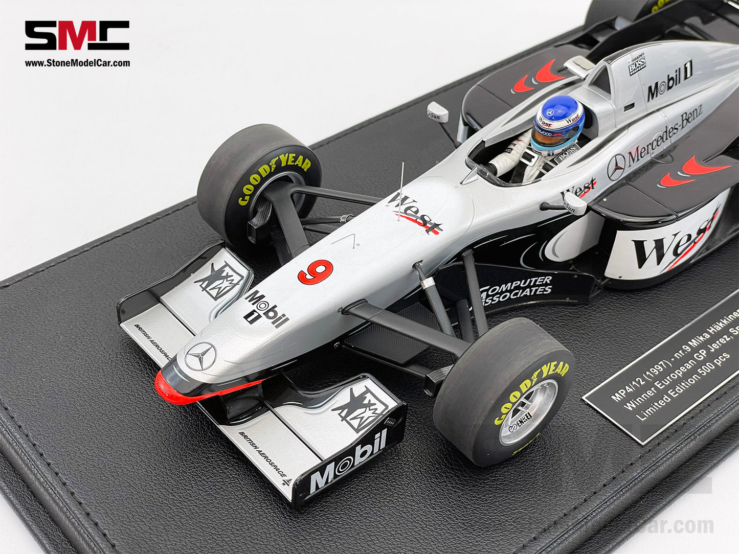 Mclaren F1 MP4/12 #9 Mika Hakkinen 1997 Winner Europe 1st Career Win 1:18 GP REPLICAS with Decal