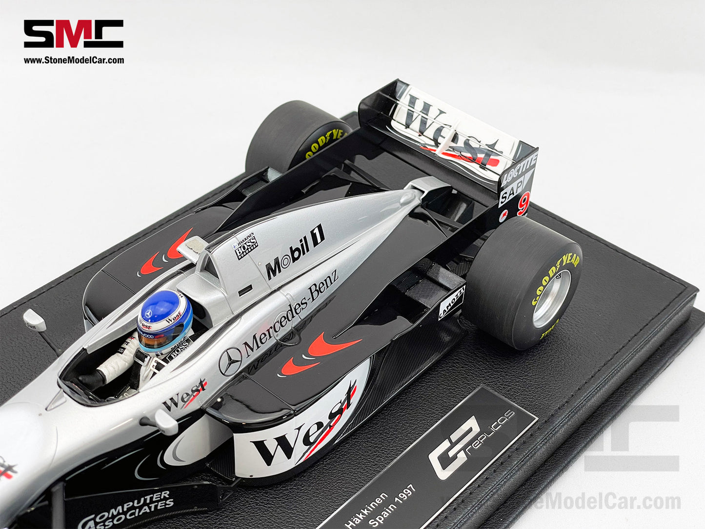 Mclaren F1 MP4/12 #9 Mika Hakkinen 1997 Winner Europe 1st Career Win 1:18 GP REPLICAS with Decal