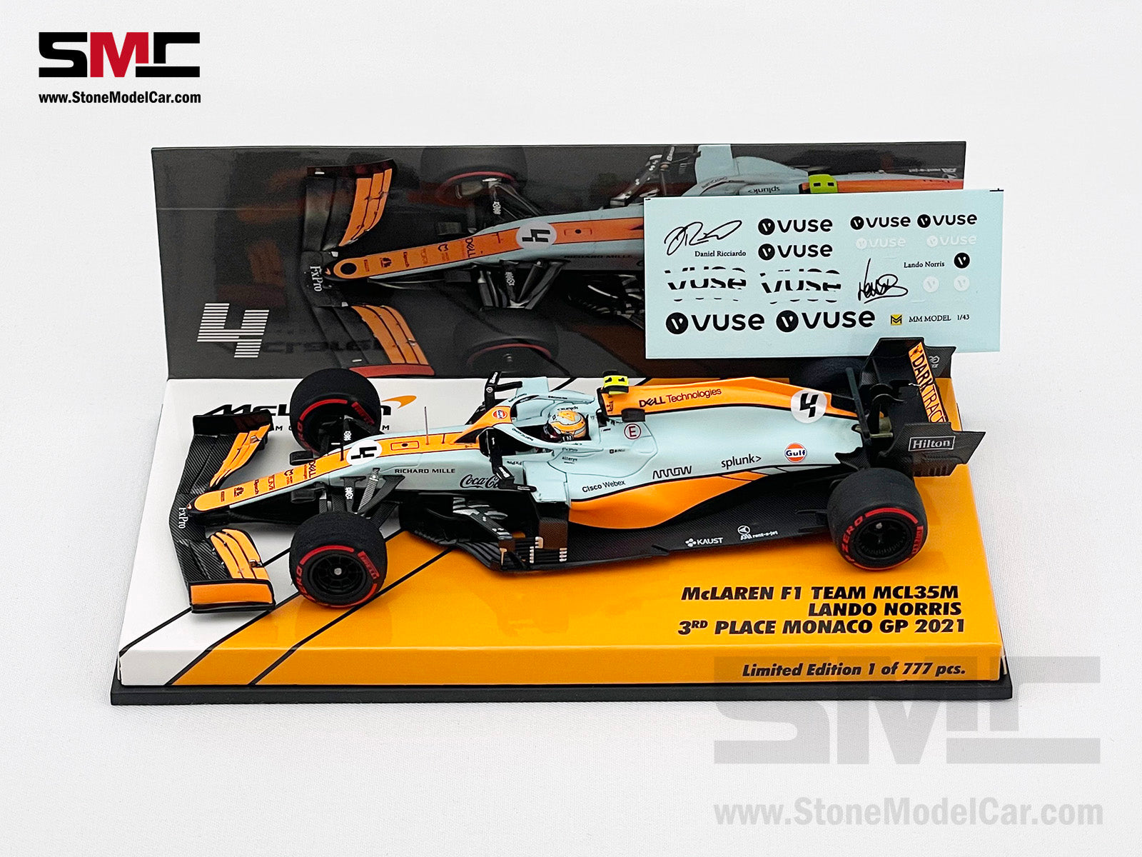 Modellino F1 Spark 1/43 McLaren MCL35M Lando Norris 2021 N.4 Abu Dhabi Gp | Motorsport Maranello Modellino F1 Spark 1/43 McLaren MCL35M Lando Norris 2021 N.4 Abu Dhabi Gp | Motorsport Maranello