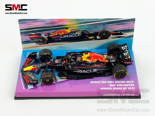 2022 World Champion Red Bull F1 RB18 Max Verstappen US Miami 1:43 MINICHAMPS