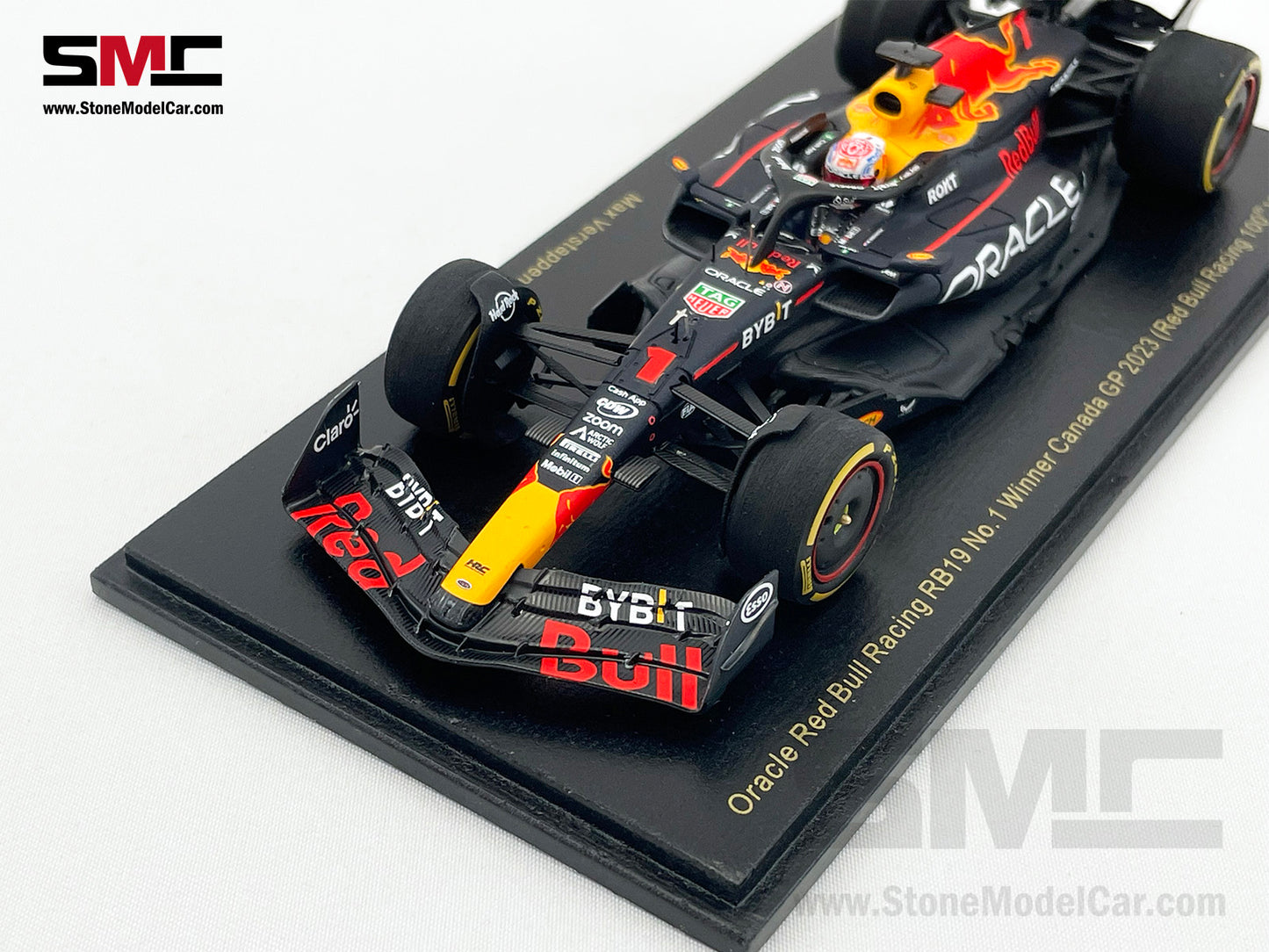 Red Bull F1 100th Win RB19 #1 Max Verstappen Winner Canada GP 2023 World Champion Spark 1:43 S8596