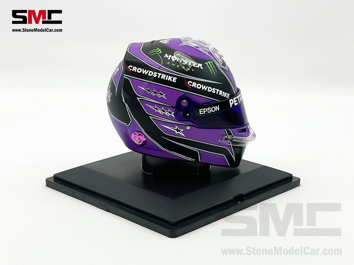 Mercedes F1 W12 #44 Lewis Hamilton 7x World Champion 2021 Spark 1:5 Miniature Helmet Model