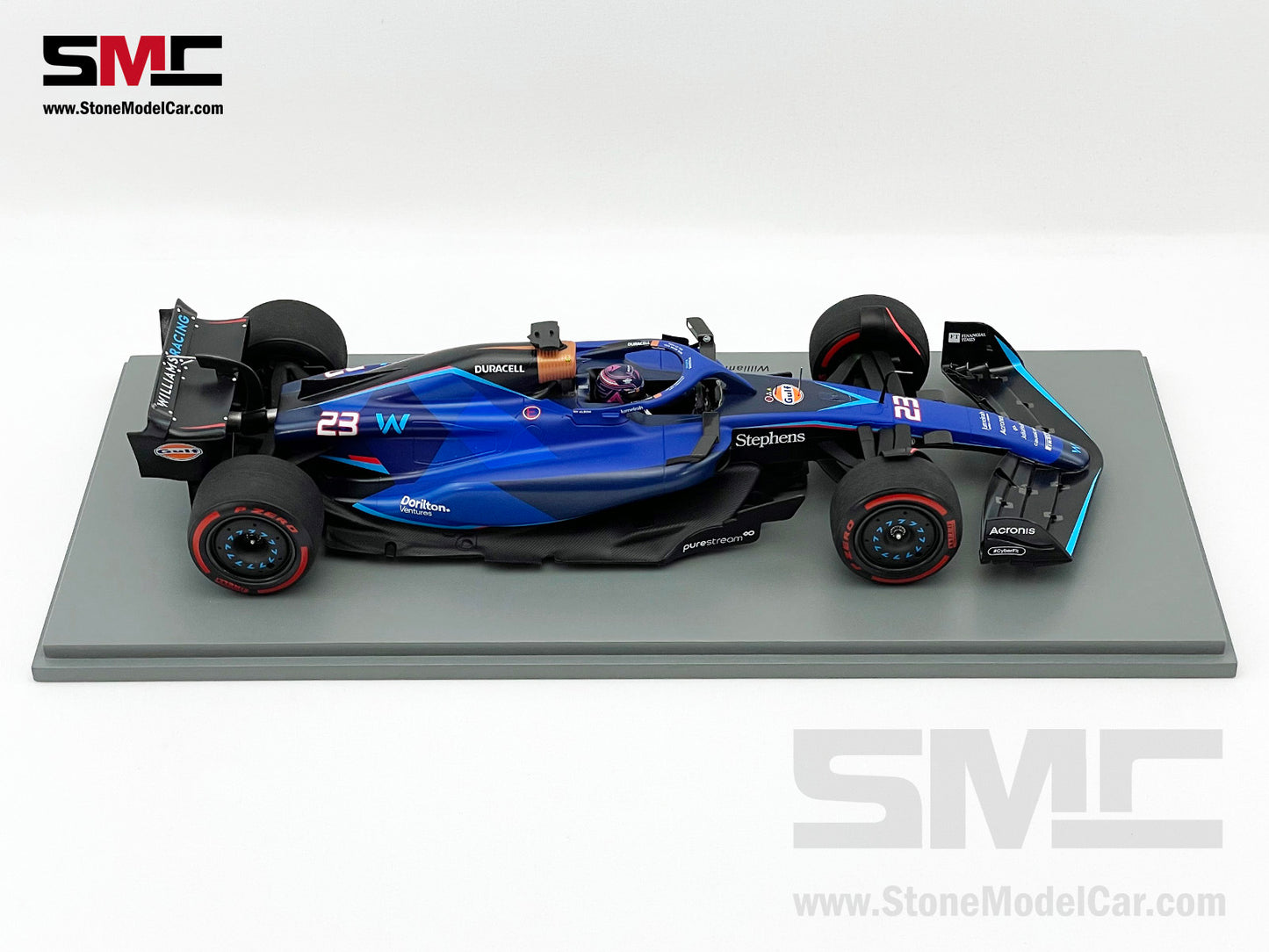 Williams F1 FW45 #23 Alexander Albon 10th Bahrain GP 2023 1:18 Spark 18S950