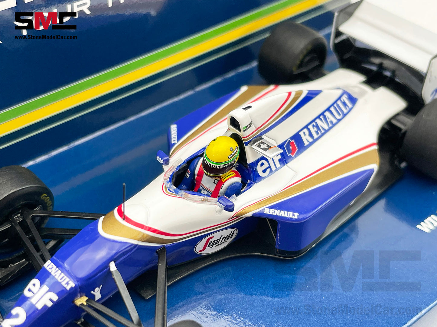 Williams Renault F1 FW16 #2 Ayrton Senna San Marino GP 1994 1:43 MINICHAMPS + Decal