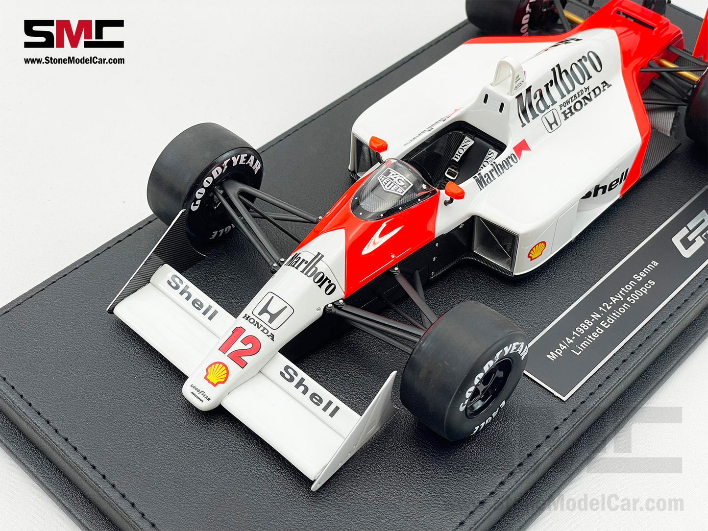 Mclaren MP4/4 #12 Ayrton Senna 1988 F1 World Champion 1:18 GP REPLICAS with Decal